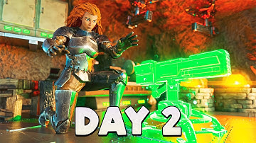 SOLO Claiming A Hidden Ragnarok Rathole On ARK Day 2!