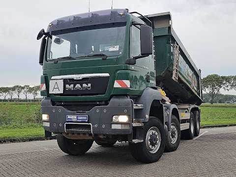 Film: MAN 35.400 TGS Schmitz Mulde 8×6 — 2015 — prezentacja pojazdu