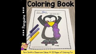 Penguins Coloring Pages - 23 Pages of Penguin Coloring Book Fun