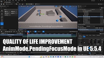 The Console Variable: AnimMode.FocusPendingMode in Unreal Engine 5.5.4