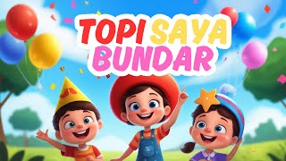 Topi Saya Bundar 🎩 | Lagu PAUD & TK | Animasi Ceria