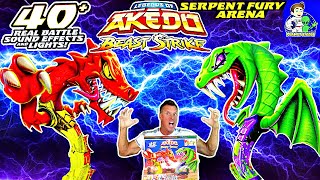 Akedo Beast Strike Serpent Fury Arena with 40+ Real Sound Effects