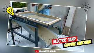 Electric Sand Sieving Machine| Vibratory Sand Screening Machine| Mechanical Project |