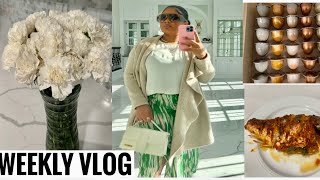 WEEKLY VLOG : TJ MAXX HAUL| MONTHY GROCERIES | COOK WITH ME BAKED SNAPPER /PENELOPE PALACE/