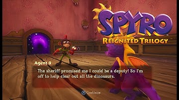 Spyro Reignited Trilogy Demo Playthrough - Agent 9 Dino Mines Challenge