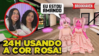 UM DIA USANDO TUDO ROSA COM MINHA IRMÃ EM BROOKHAVEN 