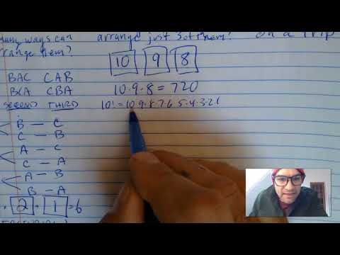 Probabilty 6: Factorials, Permutations, Combinations and Counting.