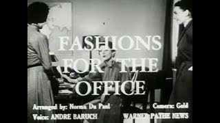 Fashions for the Office in the 1950's l Misogynist, Sexist Clip