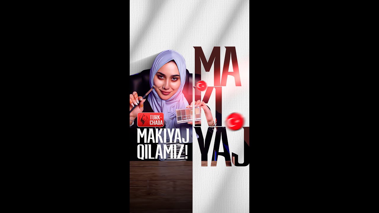 Turkchada makiyaj qilamiz | Mihrimah Jamal