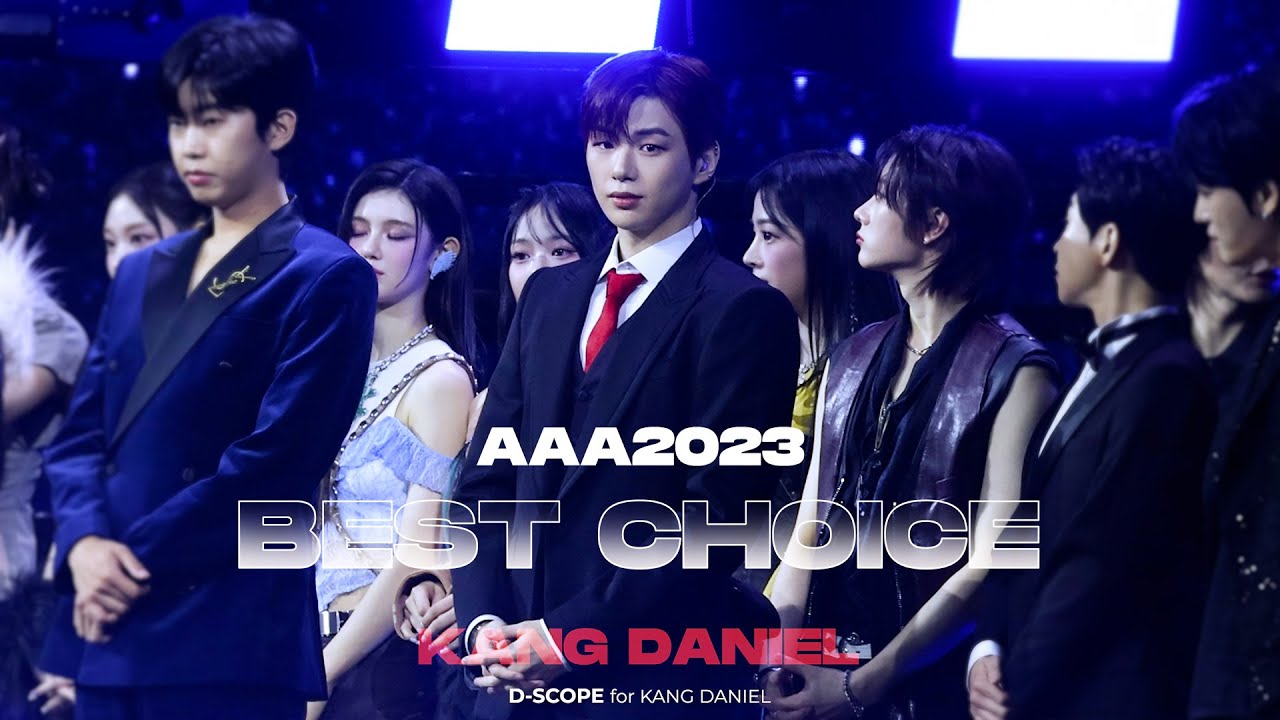 [4K 60p] 강다니엘 'AAA 베스트 초이스 수상' 라이브 직캠(KANG DANIEL) #AAA2023