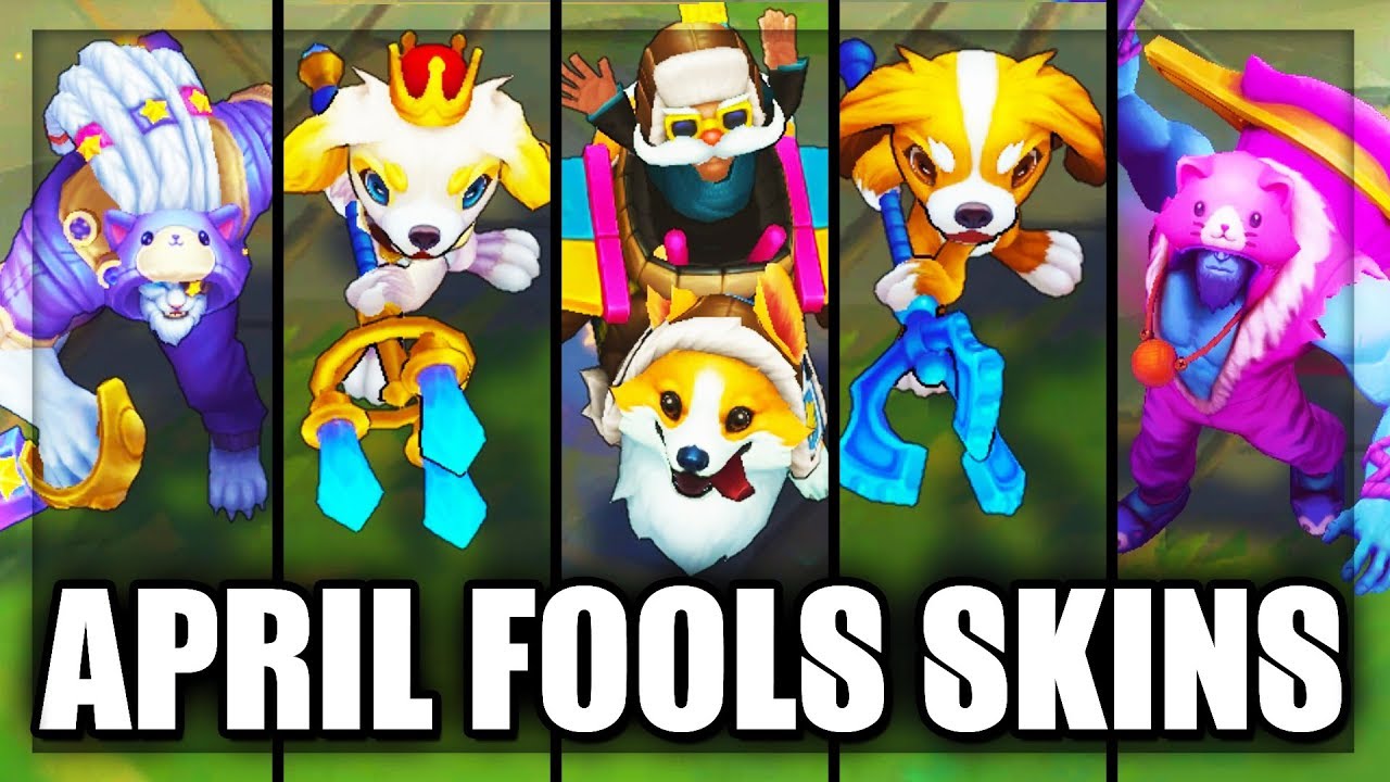 All New April Fools Skins Fuzz Fizz Prestige, Corgi Corki, Pretty Kitty