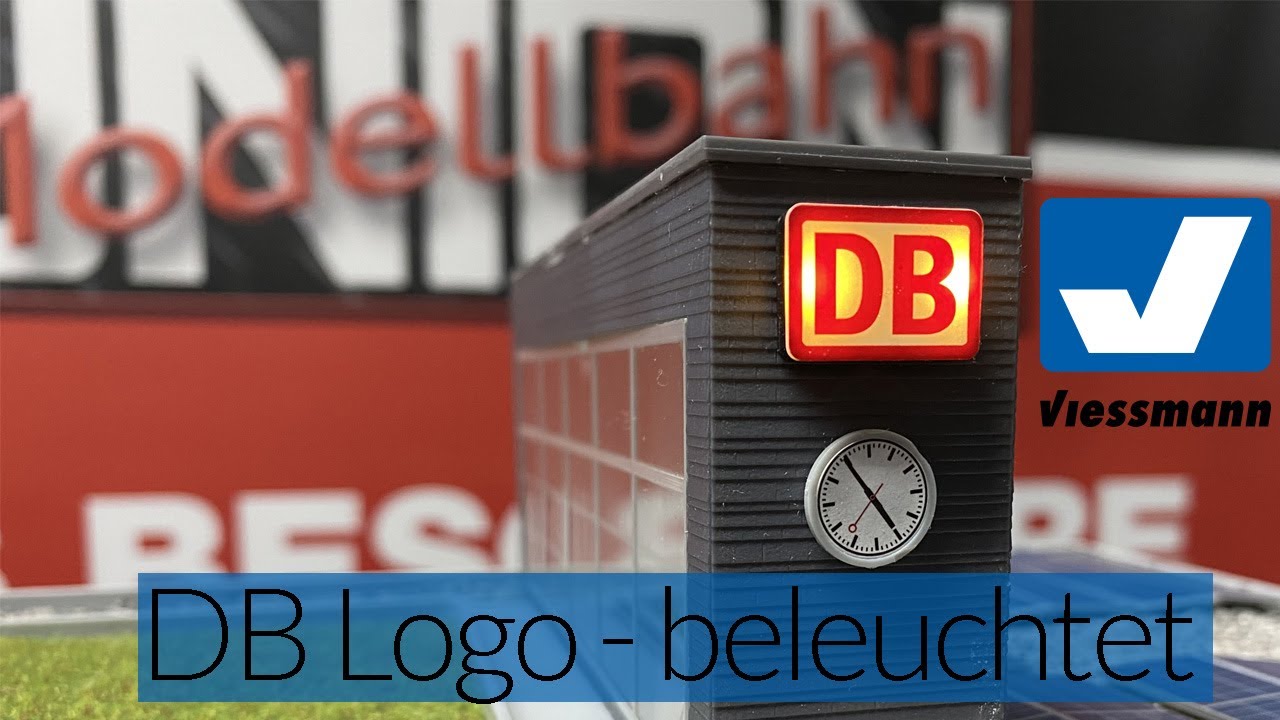 Beleuchtetes Logo Keks Der Deutsche Bahn Mit Led Beleuchtung Viessmann 5075 Spur H0 1 87 Youtube
