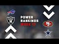 NFL Week 17 Power Rankings