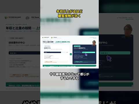 年収が上がるほど技術より顧客接触が求められる #Shorts