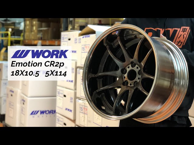 A Closer Look at WORK Wheels Japan Emotion CR2P in 18x10.5 ET-13