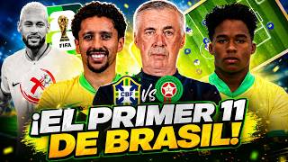 😵💣¡BRASIL SORPRENDE CON SU PRIMER 11! - BRASIL vs MARRUECOS.