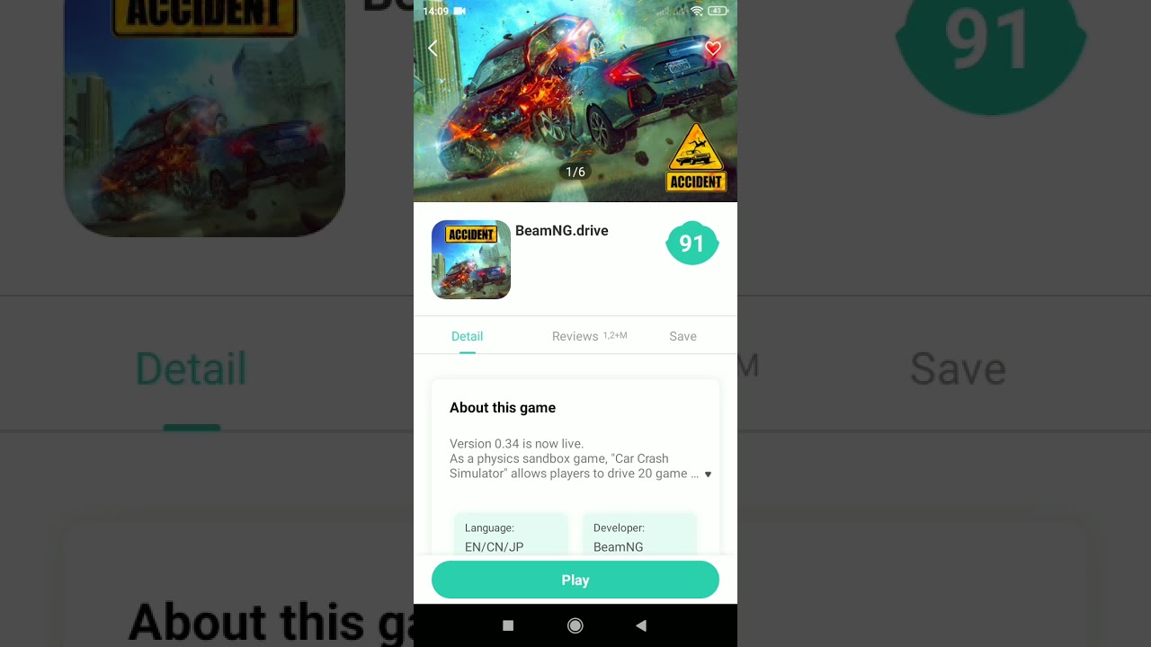 cara main beamng di mobile menggunakan starparks