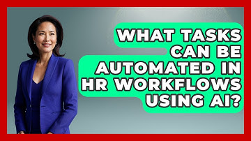 What Tasks Can Be Automated in HR Workflows Using AI? | Legal And HR SaaS Stack News