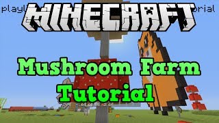 Celebrity Minecraft PS3 + PS4 - Mushroom Farm Tutorial (Farming tutorial 9/10) Wealth