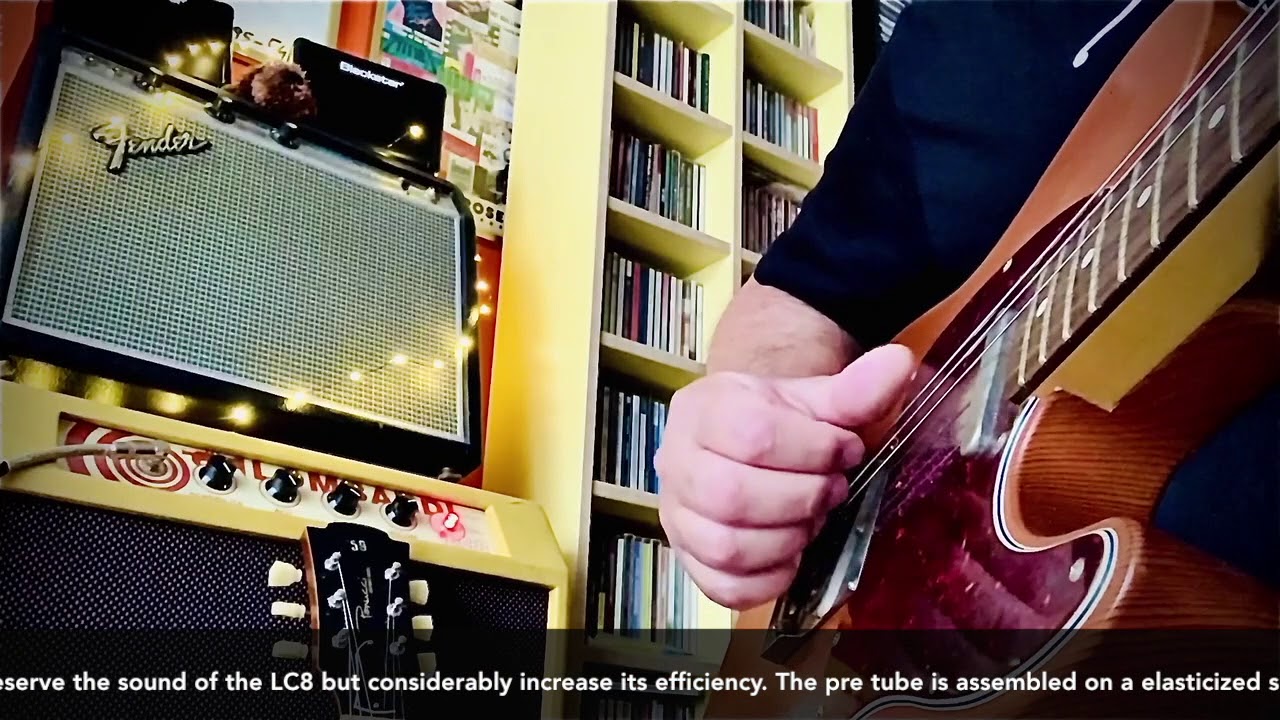 Panucci Tribute Series gtr and Lombardi LC8 amp