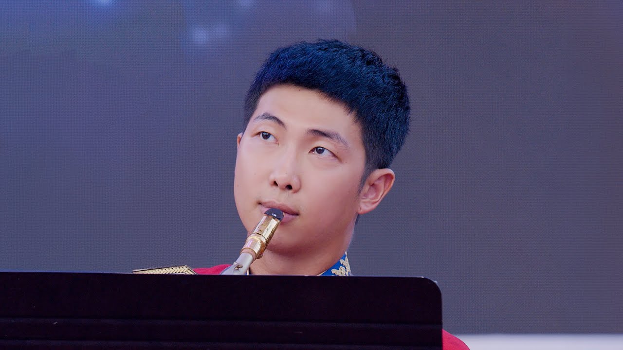 240802 BTS RM (방탄소년단 김남준) - 15사단 승리부대 군악대 @화천 토마토축제