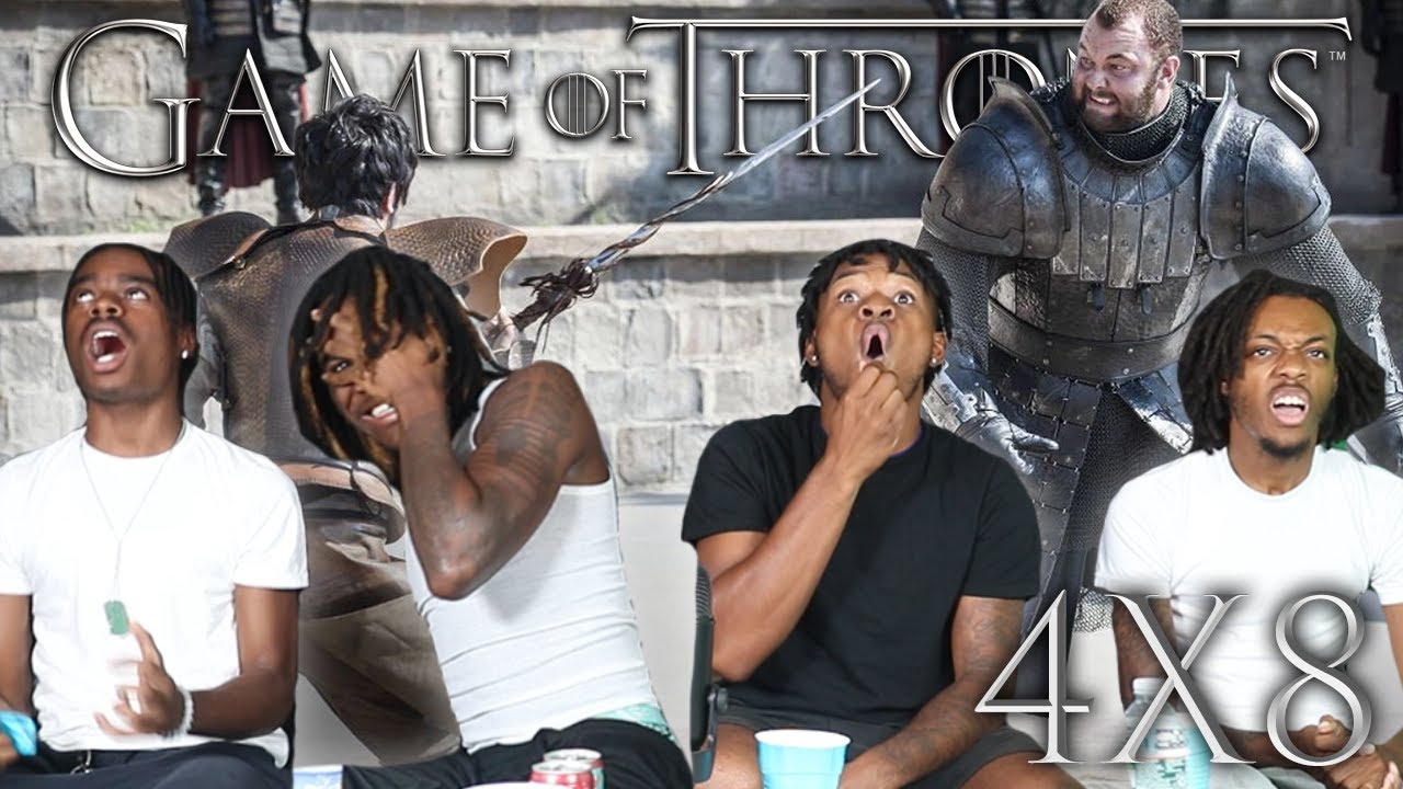 HE WAS SOOOO CLOSEE!! GAME OF THRONES  GROUP REACTION!! | 4x8