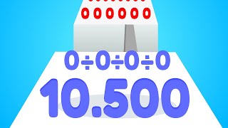 NUMBER MASTER — INFINITY RUN: 10500 /vs/ ZEROs On Level (Merge, Math, Gameplay) screenshot 3