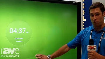 InfoComm 2016: Newline-Interactive Talks About TruTouch Interactive Display Series