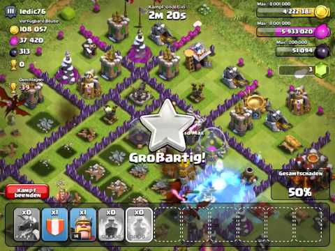 Clash of clans angriff mit pekka