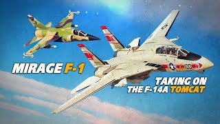 Mirage F1ED Tries to Take on The Mighty F14A Tomcat | Dogfight | Digital Combat Simulator | DCS |