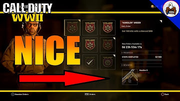 6/3 Daily Weapon Order for Heroic Handler II SMG -  CoD WW2