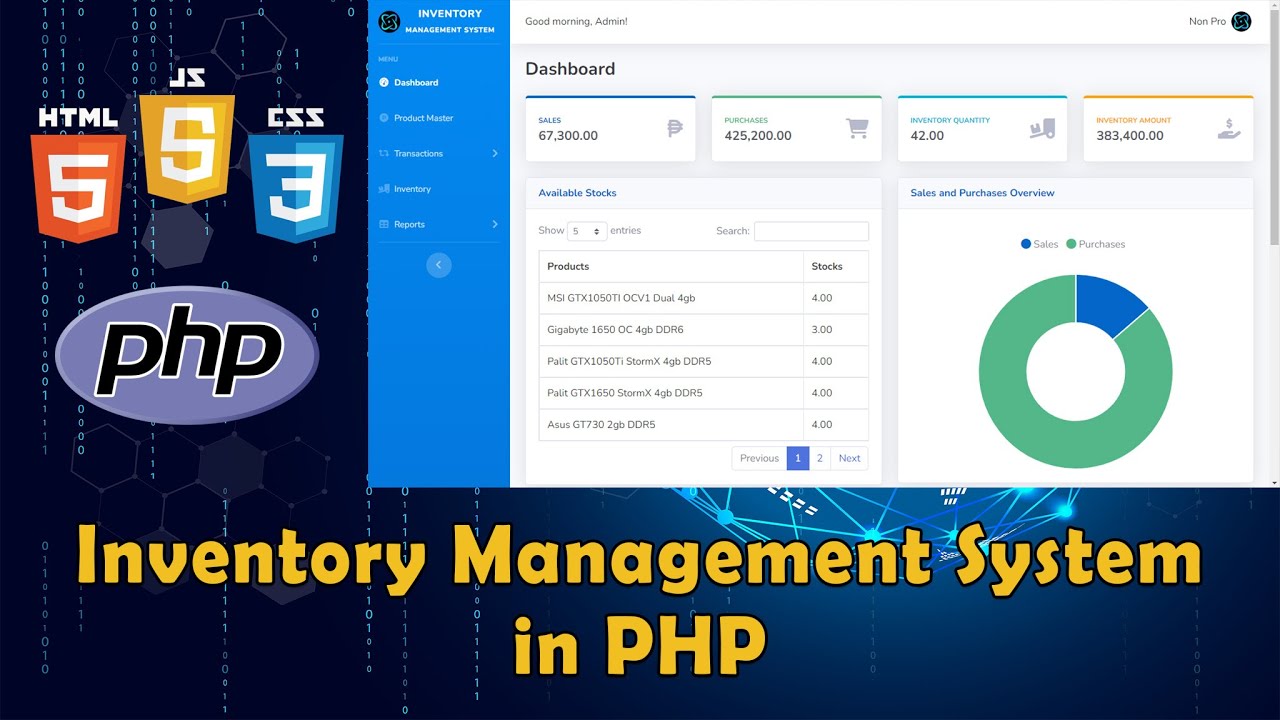 Inventory Management System in PHP - Overview - YouTube