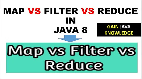 Map vs Filter vs Reduce methods in Java 8