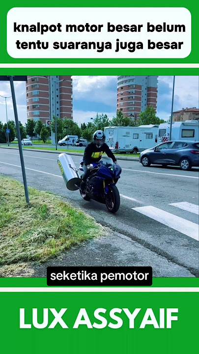 PERHATIKAN SUARA KNALPOT BESAR MOTOR INI #shorts
