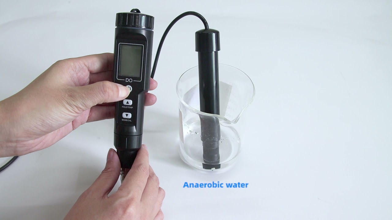 Portable Dissolved Oxygen and Temperature Meter, Digital Dissolved Oxygen Analyzer