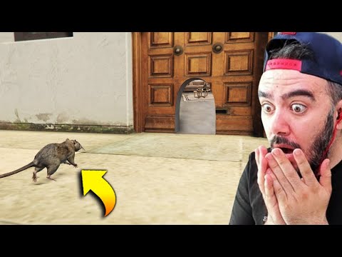 KÜÇÜK FARE OLDUM KANLI EVE FARE DELIGINDEN GIRDIM - GTA 5 MODS