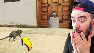 KÜÇÜK FARE OLDUM KANLI EVE FARE DELIGINDEN GIRDIM - GTA 5 MODS