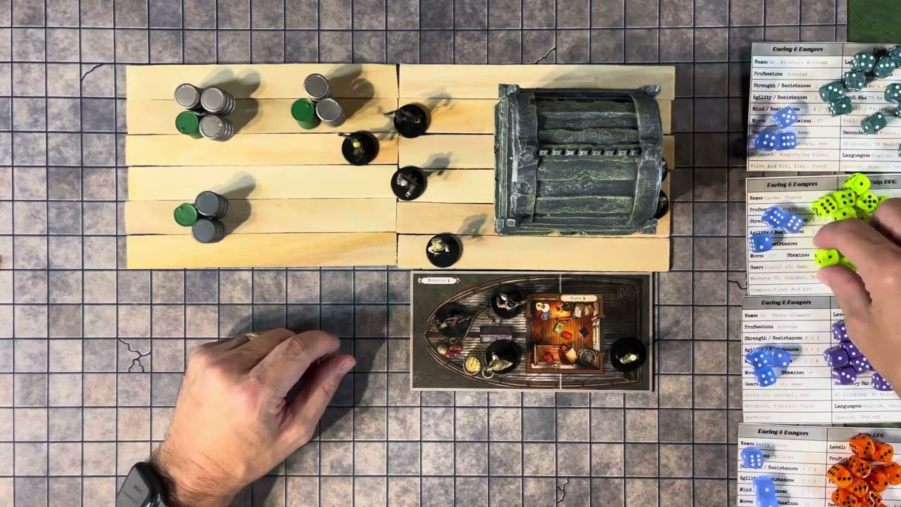 Daring & Dangers Rules Light Pulp RPG Solo Campaign S 2: Ep 2: Journey to the Lost Island