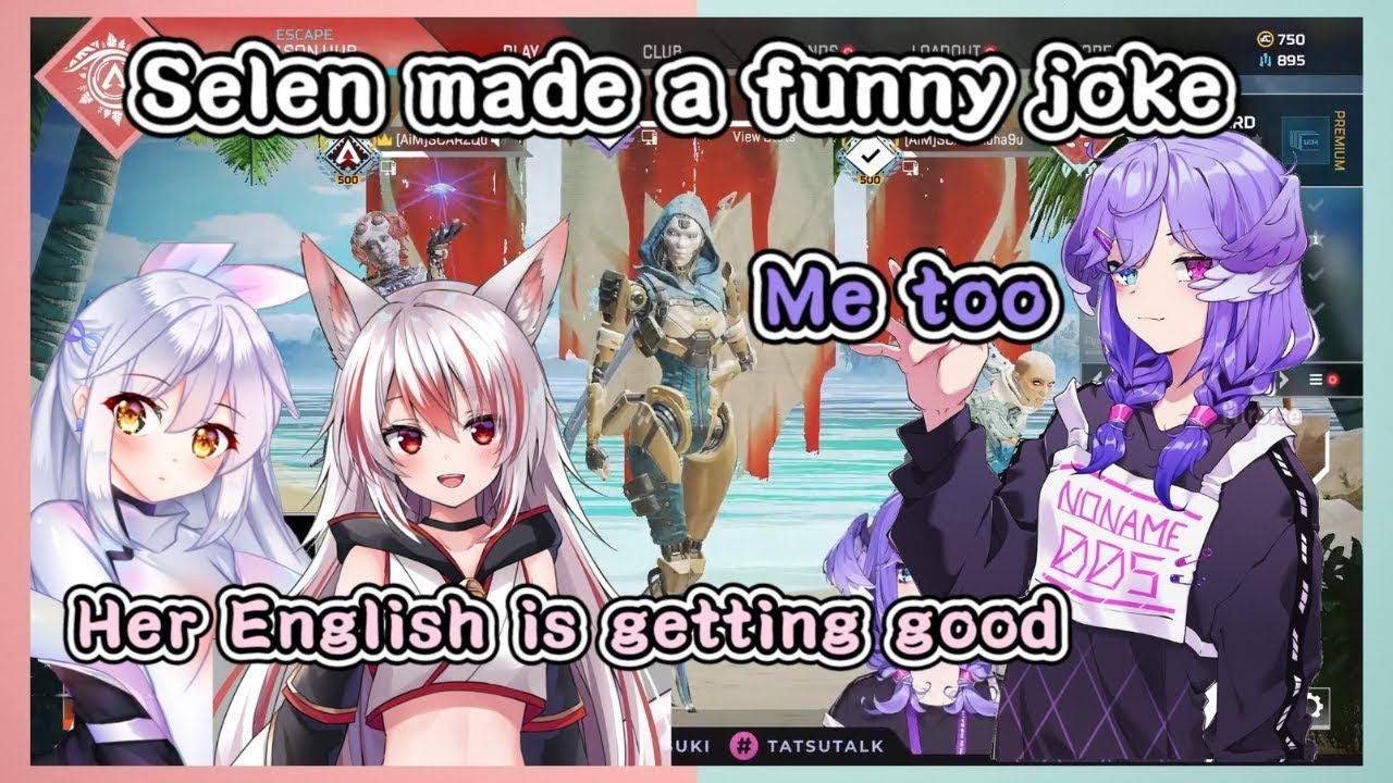 Selen made a funny joke and Qu-Chan lied about what Kohaku said【Selen Tatsuki | NijisanjiEN】