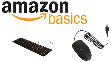AmazonBasics Keyboard & Mouse Unboxing and Review