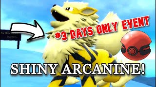 SHINY ARCANINE POKEMON MYSTERY GIFT for Pokémon Scarlet & Violet! *3 DAYS ONLY*