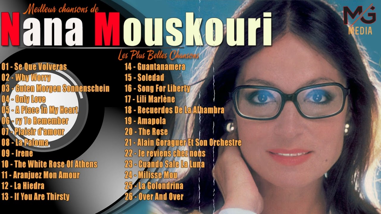 Nana Mouskouri Les Plus Belles Chansons Nana Mouskouri Greatest Hits nana-mouskouri-coucouroucoucou-paloma-live-youtube