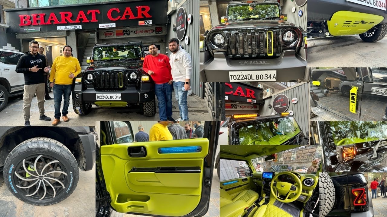 2024 Mahindra Thar Crazy Modification | Premium Thar Accesories | Thar ...