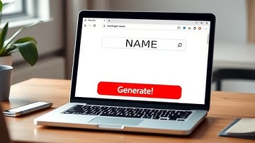 Free Website Name Generator | This Free Tool Makes Website Names Easy!
