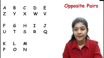 Alphabets Opposite Pairs Tricks | Reasoning