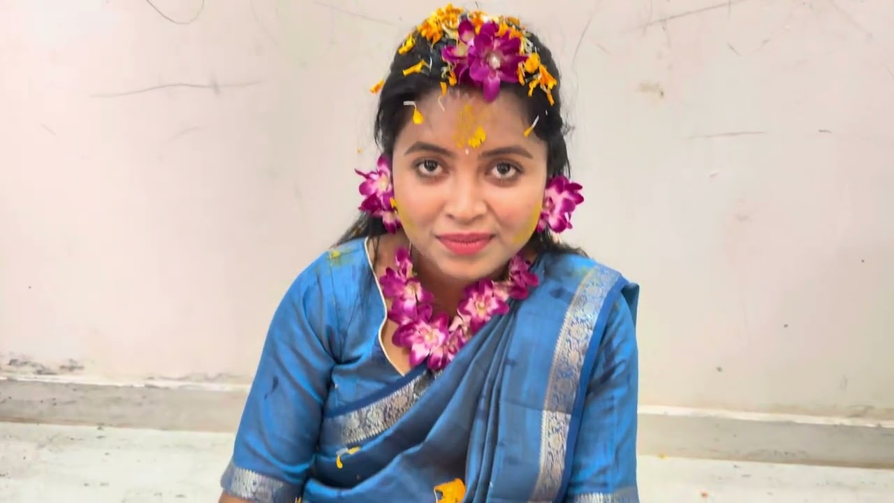 My Haldi Ceremony☺️||haldi Look reveal😍