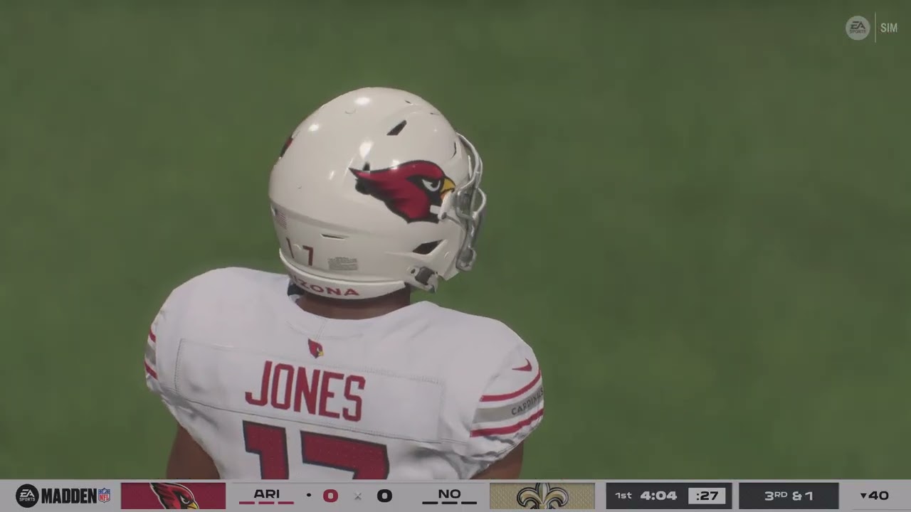 Madden NFL 26 NFL Week 1 Simulation The Arizona Cardinals @ The New Orleans Saints