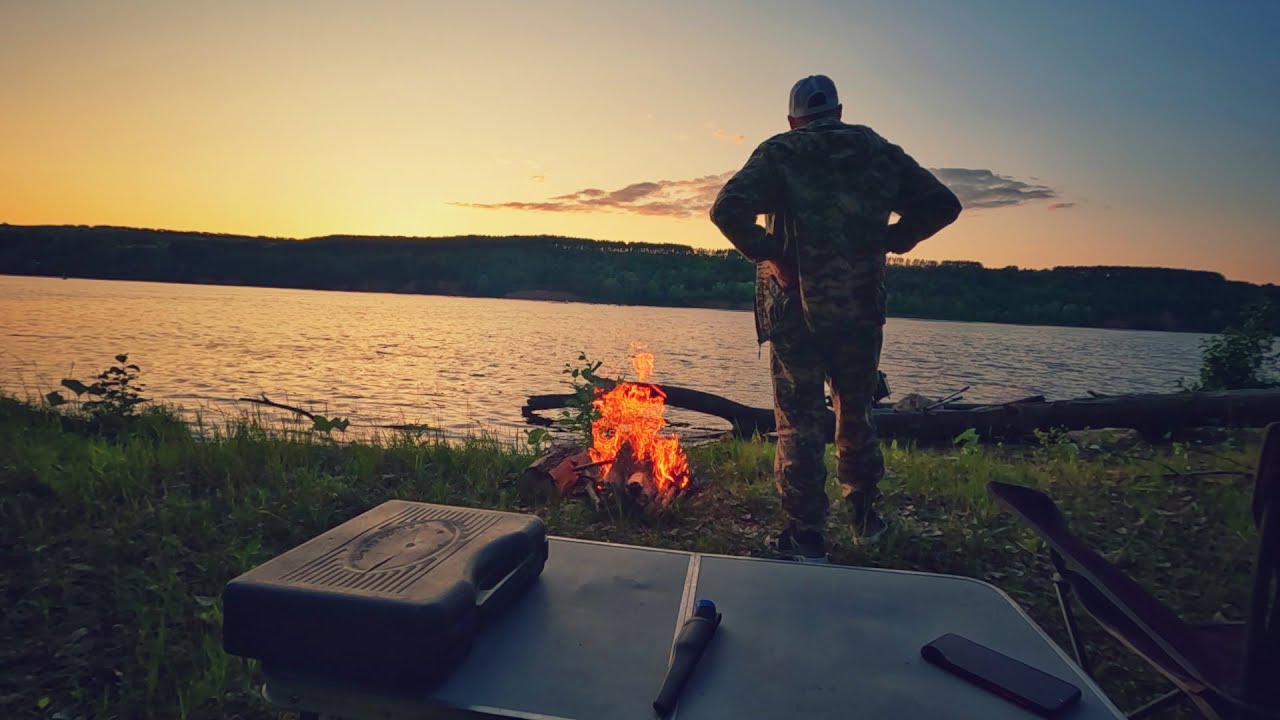 Отдыхал, рыбачил! Рыбалка на перемет и троллинг, с ночевкой! - YouTube