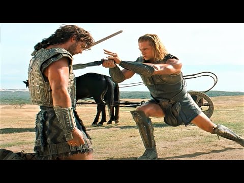 Troy Movie Hector vs Achilles Battle Scene