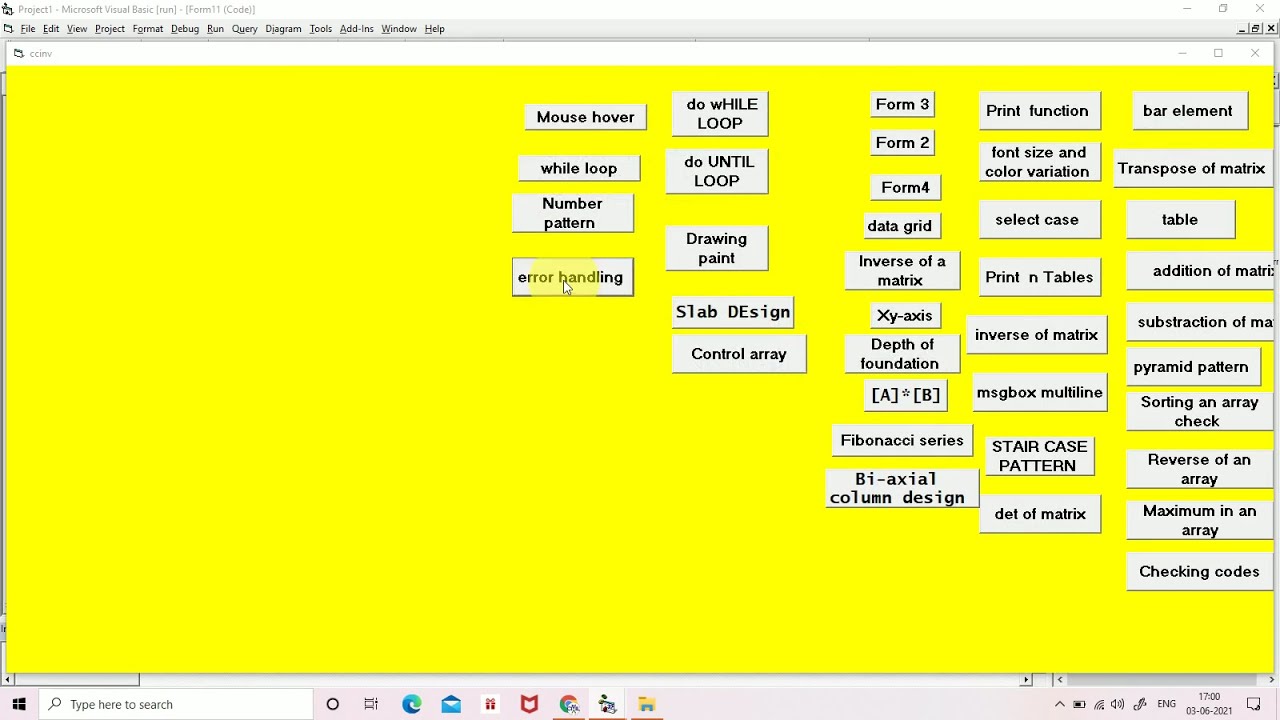 Error handling in vb6.0
